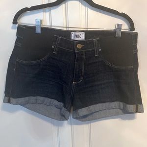 Paige denim Langston maternity shorts. Size 28. Gently worn.